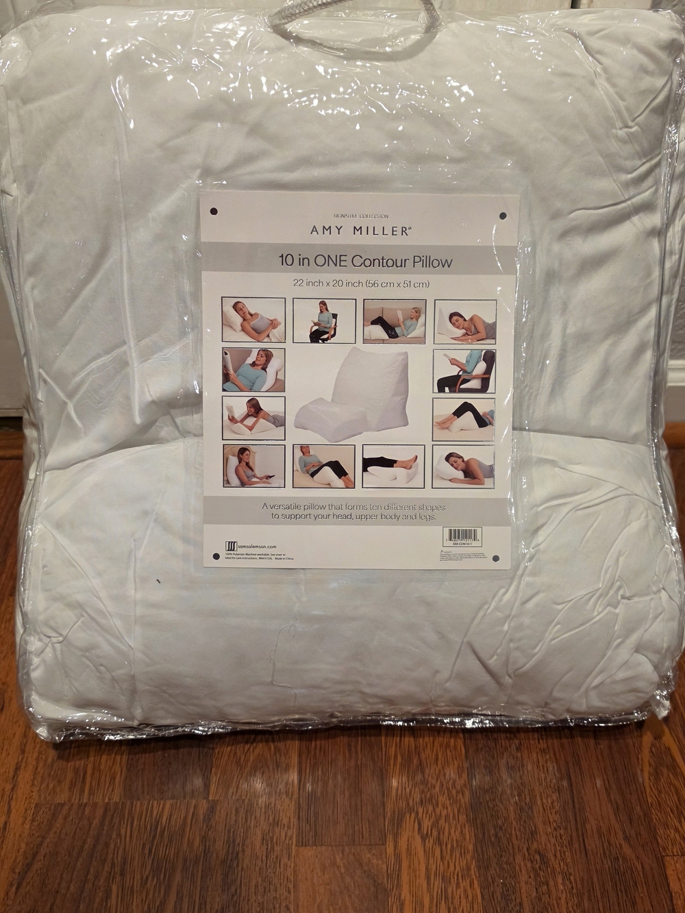 10-in-One Contour Pillow - White